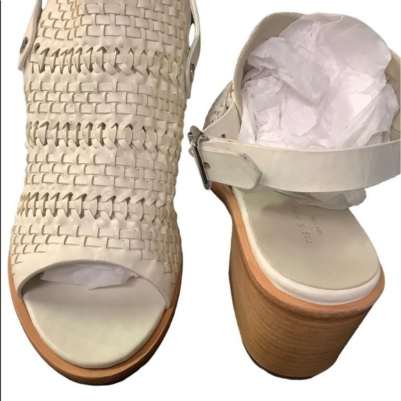 NWT Rag & bone ivory woven leather sandals size 5 - Picture 10 of 13